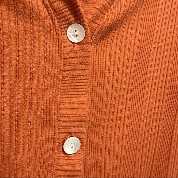 Madewell Terracotta Twinset Cardigan Top 2 Pieces - Picture 3 of 15